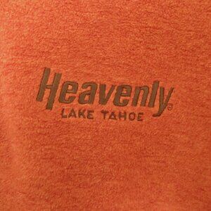 Gear for Sports Mens L/S "Heavenly, Tahoe" Orange Fleece Sweater NWOT - Large